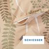 Schiesser Renforcé Bettwäsche Set Annic in kuschelweicher Baumwoll-Qualität, Farbe:Beige, Größe:135x200 cm + 80x80 cm Bild 4