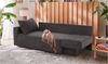 Schlafsofa Rheine / Ron, Stoff, Grau, 185 x 83 x 88 cm Bild 2