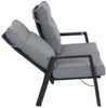 Siena Garden Loungebank Valencia Aluminium Ranotex®-Gewebe grau J04049 Bild 3