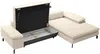 Vente-unique - ARCHIBALD Sofa Stoff Beige - B 104 cm x H 82 cm x L 265 cm Bild 5