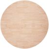 vidaXL Runde Tischplatte Ø70x2,5 cm Unbehandeltes Massivholz Eiche 342904 Bild 2
