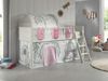 Vipack 'Scotty' Spielbett inkl. Lattenrost, Textilset und Leiter in Kiefer Weiß, Birdy Bild 2