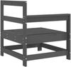vidaXL Garten-Ecksofa Grau Massivholz Kiefer 825501 Bild 4