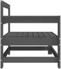 vidaXL Garten-Ecksofa Grau Massivholz Kiefer 825501 Bild 5