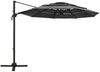 vidaXL Sonnenschirm mit Aluminium-Mast 4-lagig Anthrazit 3x3 m 313830 Bild 2