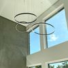 s.luce LED Ring Hängeleuchte Ø 60cm Aluminium Bild 4