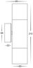 Havit Lighting Wandleuchte TIVAH HV1036, weiß, sehr hochwertig, inkl. Montagematerial Bild 2