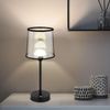 LED Tischlampe, Touchdimmer, USB AKKU, schwarz, H 35 cm Bild 2