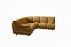 KAWOLA Modulsofa LAYLA Ecksofa 3 Module 2 Armlehnkissen Velvet gelb 74 x 213 x 213 cm Bild 3