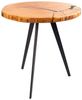 riess-ambiente Couchtisch ARBOR 55cm natur/schwarz - Eichenholz, Massiv, Metall, Scheibe, rund (Einzelartikel, 1-St), Natürlicher Beistelltisch - ideal f. Wohn- & Schlafzimmer oder TV-Ecke Bild 2