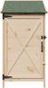 vidaXL Gartenschuppen Natur 59,5 x 56 x 113,5 cm Massivholz aus Fichte 42033468 Bild 5