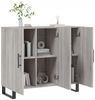 vidaXL Sideboard Grau Sonoma 90x34x80 cm Holzwerkstoff 828138 Bild 4