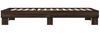 vidaXL Bettgestell Braun Eichen-Optik 90x190 cm Holzwerkstoff Metall 845886 Bild 5