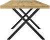 Esstisch Elgin 4 175-275x80x100 Metall+Holzwerkstoff Schwarz/Asteiche Bild 5