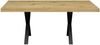 Esstisch Elgin 4 175-275x80x100 Metall+Holzwerkstoff Schwarz/Asteiche Bild 3
