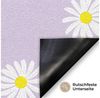MuchoWow Fußmatte Gänseblümchen - Pastell - Weiß - Lila - Blumen, Rechteckig, innen Schmutzfangmatte, Tür, Schmutzfänger Flur, Teppich 60x40 cm Bild 3