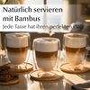 MiaMio Thermoglas Latte-Macchiato-Tassen 6er Set – doppelwandige Kaffeegläser, 6-tlg. Bild 4