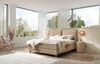 Zamora Boxspringbett braun Eiche MassivholzPolyester/Polyamid/Viskose 203cm x 192cm x 128cm Bild 2