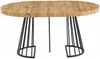 Vente-unique - FIRELA Esstisch Holz, Platte SchwarzBeige - B 110 cm x H 76 cm x L 260 cm210 cm160 cm110 cm Bild 5