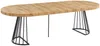 Vente-unique - FIRELA Esstisch Holz, Platte SchwarzBeige - B 110 cm x H 76 cm x L 260 cm210 cm160 cm110 cm Bild 2