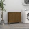vidaXL Wäschetruhe Honigbraun 88,5x44x76 cm Massivholz Kiefer 823582 Bild 3