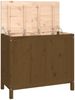 vidaXL Wäschetruhe Honigbraun 88,5x44x76 cm Massivholz Kiefer 823582 Bild 2