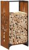 vidaXL Brennholzregal 40x30x80 cm Wetterfester Stahl 864230 Bild 4