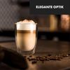 Glaswerk Latte Macchiato Gläser Doppelwandig, Gläser Set mit 4 Kaffeetassen, Cappuccino Tassen aus Glas, Doppelwandige Gläser, Isoliertes Trinkglas, Teegläser -30 bis 150°C, Cappuccino Gläser 350ml Bild 2
