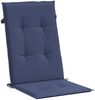 vidaXL Hochlehner-Auflagen 4 Stk. Marineblau Stoff 378612 Bild 4
