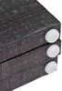 vidaXL Raumteiler klappbar 228 x 170 cm Federn Schwarz-Weiß 245892 Bild 5