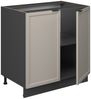 Spülenunterschrank Fame-Line GrauBeige 80 cm mit Regal, AP Anthrazit Vicco Bild 4
