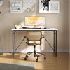 HOMALL Gamingtisch Computertisch, geeignet für kompakte Räume: 80/100/120/140 cm (Kompakter Schreibtisch und Spieltisch, maximale Tragkraft 130 Kilogramm) Bild 3