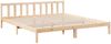 vidaXL Massivholzbett Extra Lang ohne Matratze 180x220 Kiefernholz 852452 Bild 3