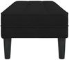 vidaXL Bank mit Kissen Schwarz 113 x 57 x 39 cm Samt 42001953 Bild 5
