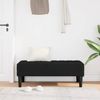 vidaXL Bank mit Kissen Schwarz 113 x 57 x 39 cm Samt 42001953 Bild 3