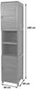 Teak-Badezimmer-Set HWC-M87, Waschtisch Hochschrank Wandspiegel Badezimmer, hochwertiges B-Grade-Teak Bild 3