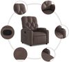 vidaXL Relaxsessel Braun Kunstleder 372505 Bild 5