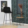 Bronx71 Barhocker Samt Mikky 65 - 78 cm schwarz - 2er Set Bild 5