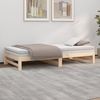 vidaXL Tagesbett Ausziehbar 2x(80x200) cm Massivholz Kiefer [823409] Bild 4