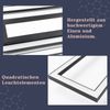 ZMH Deckenlampe LED Deckenleuchte Dimmbar - 2 Schwarz Rahmen Wohnzimmerlampe mit Fernbedienung Modern Design 50W Geometrisch Schlafzimmerlampe für Küche Büro Schlafzimmer Wohnzimmer Bild 5