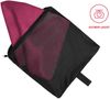 2 x fleuresse Sport Duschtuch 90x180 cm High-Tech-Reise Duschtuch 3450-4 beere Bild 3