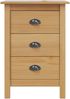 vidaXL Nachttisch HILL Honigbraun 46 x 35 x 65 cm Massivholz Kiefer 42025029 Bild 5
