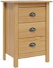 vidaXL Nachttisch HILL Honigbraun 46 x 35 x 65 cm Massivholz Kiefer 42025029 Bild 2