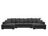 Kaiser Möbel Ecksofa Ecksofa, Sofa U-form, Couch U-form Gabon stoff Zoom, mit Relaxfunktion Bild 4