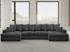 Kaiser Möbel Ecksofa Ecksofa, Sofa U-form, Couch U-form Gabon stoff Zoom, mit Relaxfunktion Bild 5