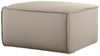 Polsterhocker Designerhocker CELES PREMIUM 65x65 cm Stoff Opera Velvet Beige Bild 4