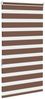 vidaXL Doppelrollo Braun 85x150 cm Stoffbreite 80,9 cm Polyester 4014336 Bild 4