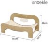 SNOEKIE Kratzbrett SNOEKIE Katzenliege aus Holz mit Sisal-Hängematte, kratzbrett Bild 2