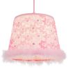 LED, Pendelleuchte, Textil, pink, RGB Farbwechsel, Fernbedienung, H 120 cm Bild 5
