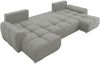 Wohnlandschaft Lonkor U mit Bettkasten und Schlaffunktion (Farbe: Velo 621) Bild 3